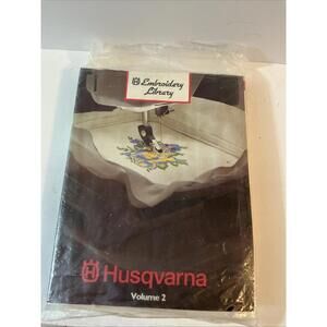 Husqvarna Viking Machine Embroidery Library Volume 2 Design Collection Book 1997
